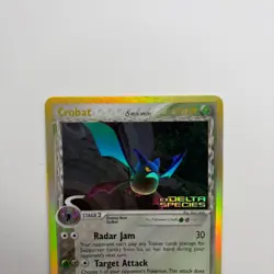 2005 Pokemon EX Delta Species Crobat Reverse Holo #2/113 - Image 3
