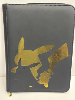 Pokemon Elite Series: Pikachu 9-Pocket Zippered PRO-Binder Organizer Storage 74427157722 - Image 1