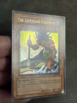 FIRST EDITION Vintage The Legendary Fisherman Yu-Gi-Oh PSV-076 Lightly Played - Image 2