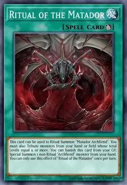 Yu-Gi-Oh - MZMU-EN024 - Ritual of the Matador -Rare - Image 1