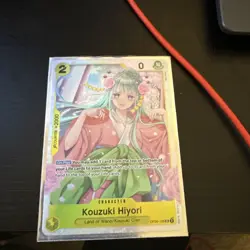 One Piece Kouzuki Hiyori OP06-106 SR Wings of the Captain - Image 1