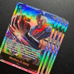 4x Monkey D Garp OP11-095 Holo Foil - One Piece TCG Card Game Playset NM - Image 2