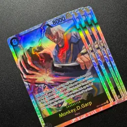 4x Monkey D Garp OP11-095 Holo Foil - One Piece TCG Card Game Playset NM - Image 4