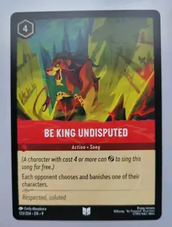 Disney Lorcana TCG - Fabled: Be King Undisputed (133/204) - Uncommon - Near Mint - Image 1