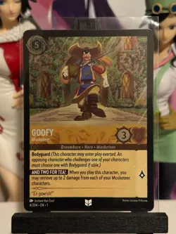 Disney Lorcana Goofy Musketeer 4/204 The First Chapter Foil! - Image 1