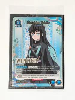 Muichiro Tokito WINNER Promo UEPR/KMY-3-037 U Union Arena Demon Slayer English - Image 1