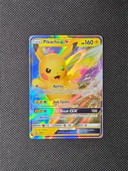 Pokemon TCG Pikachu GX SM232 Black Star Promo Sun & Moon Holo Card 2019 - Image 1