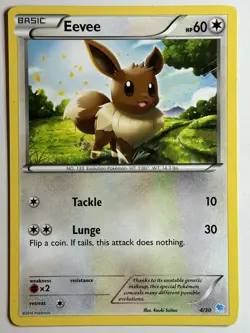 Eevee XY Trainer Kit: Pikachu Libre & Suicune 4/30 LP-NM Pokemon card - Image 1