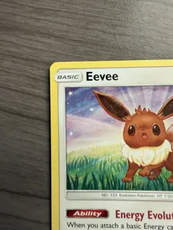 Pokemon TCG Eevee Card 101/149 Sun And Moon NM - Image 2