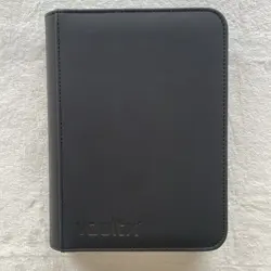 Vault X: Premium Exo-Tec 4-Pocket Zip Binder Folder 160 cards Black Side Loading - Image 1