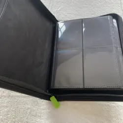 Vault X: Premium Exo-Tec 4-Pocket Zip Binder Folder 160 cards Black Side Loading - Image 5