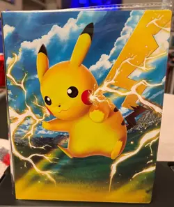 POKEMON PIKACHU ALBUM/BINDER/WALLET 4 POCKETS PER PAGE HOLDS 240 TRADING CARDS - Image 3