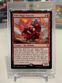 Wild-Magic Sorcerer #816 Battle for Baldur's Gate Commander CLB Magic MTG Cards - Image 1