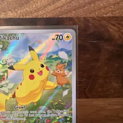 Pokemon TCG Cards PIKACHU SVP088 Illustration Rare Black Star Promo Holo - Image 3
