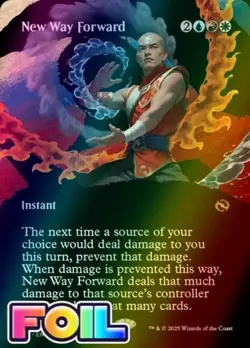 New Way Forward (Borderless) Foil - 0367 - Tarkir Dragonstorm - NM/M - Image 1