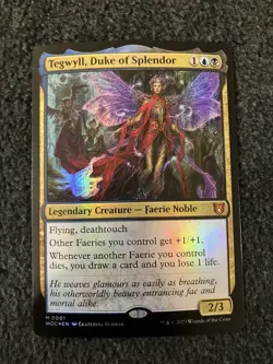 Magic MTG - Tegwyll, Duke of Splendor Foil - Wilds of Eldraine - Image 1