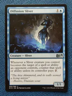 MTG 1x Diffusion Sliver NM Core Set 2015 M15 (multi available 2 3 4) Magic - Image 1