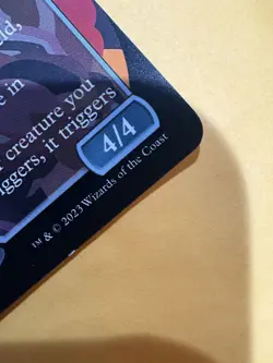 MTG Roaming Throne Borderless Artifact Creature Golem Rare Ixalan 344 - Image 3