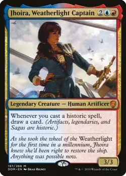 Magic The Gathering MTG JHOIRA, WEATHERLIGHT CAPTAIN Dominaria NM Near Mint - Image 1