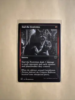 MTG End the Festivities DBL 422 C NM Regular - Image 1