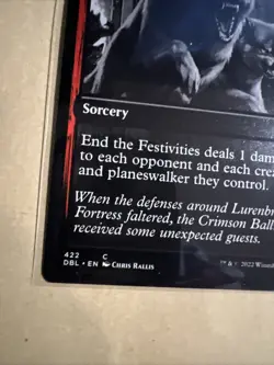 MTG End the Festivities DBL 422 C NM Regular - Image 3