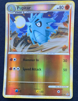 Pokemon TCG Pupitar Unleashed 39/95 Reverse Holo (LP) - Image 1