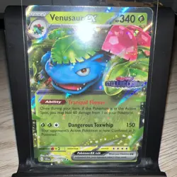 Venusaur Ex Stellar Crown Stamp Regular 001/142 Pokemon Pokemon TCG Promo - Image 1