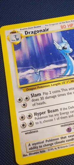 Pokemon Karte Dragonair 22/130 Base Set 2 Eng 🇬🇧 Near Mint ✨ Exc - Image 2