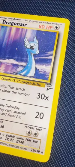 Pokemon Karte Dragonair 22/130 Base Set 2 Eng 🇬🇧 Near Mint ✨ Exc - Image 4