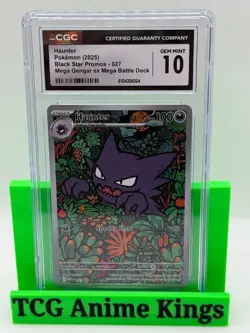 Gengar Black Star Promo 027 Mega Battle Deck CGC 10 Gem Mint - Image 1