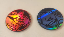 Pokemon Green Dusk Ball Tin Rare with 2 Coins "Volcanion" & " Blastoise - Image 5