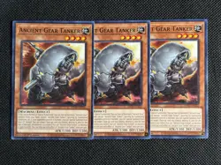 3x YuGiOh! - Ancient Gear Tanker MP25-EN342 Common 1st Edition Near Mint - Image 1