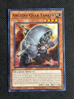 3x YuGiOh! - Ancient Gear Tanker MP25-EN342 Common 1st Edition Near Mint - Image 2