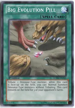 Yugioh - Big Evolution Pill LCJW-EN161 1st Edition - Legendary Collection 4: Joe - Image 1