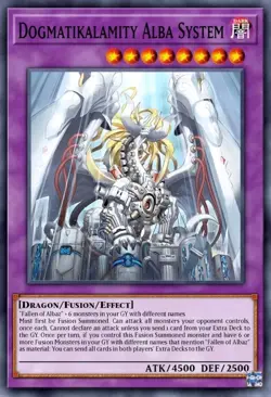 Yugioh Alba System Dogmatikalamity BLMM-EN0 1st Ed Secret Rare NM Presale - Image 1