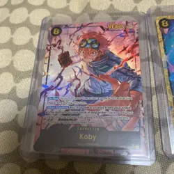 Koby (Alt Art) OP11-119 SEC Fist of Divine Speed ONE PIECE Cards Game English - Image 2