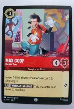 Disney Lorcana TCG - Fabled: Max Goof (112/204) - Common - Near Mint - Image 1