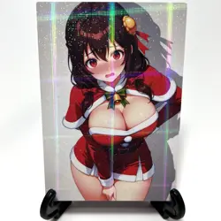 KonoSuba Yunyun Sexy Hot Anime Waifu Girl Doujin Lewd Goddess Story ACG Art Card - Image 1
