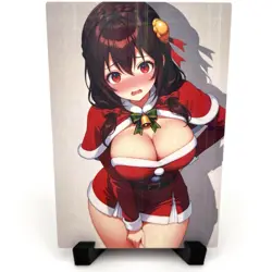 KonoSuba Yunyun Sexy Hot Anime Waifu Girl Doujin Lewd Goddess Story ACG Art Card - Image 2