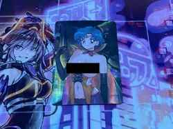 CUSTOM CARD Sailor Moon (Sailor Mercury) ACG Waifu Anime Card Sexy Collectable - Image 1