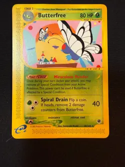 Pokemon Card - Butterfree Expedition 38/165 Rare Non-Holo - Image 1