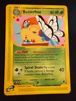 Pokemon Card - Butterfree Expedition 38/165 Rare Non-Holo - Image 3