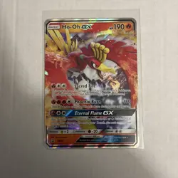 Ho-Oh GX SM57 Sun & Moon Black Star Promo Card. Pk000819 - Image 1