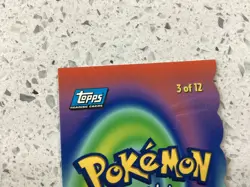 VENUSAUR Evolution POKEMON 03 of 12 Embossed 1999 Die Cut TOPPS Trading Card #03 - Image 5