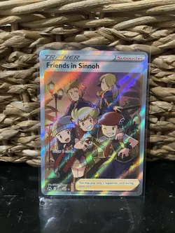 Pokemon TCG Crown Zenith Friends in Sinnoh Full Art Holo Ultra Rare Card 149/159 - Image 1