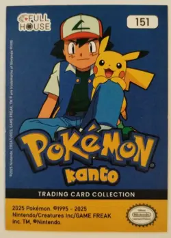 Mew Gold Holo Full House Pokemon Card Kanto - Image 4
