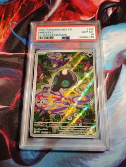 Pokemon Shroodle Illustration Rare Card 149/132 Mega Evolution Psa10 - Image 1
