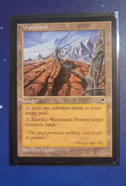 Wasteland MtG Tempest Magic the Gathering Game Card CCG TCG - Image 1
