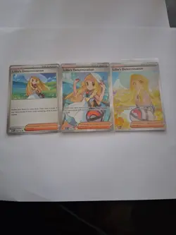 Lillie's Determination Pokemon Mega Evolution SAR, Full Art & Non-Full art cards - Image 1