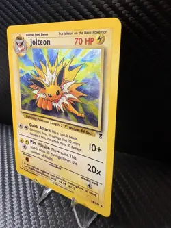 Jolteon Holo 14/110 Legendary Collection 2002 WOTC Pokemon Card LP - Image 3
